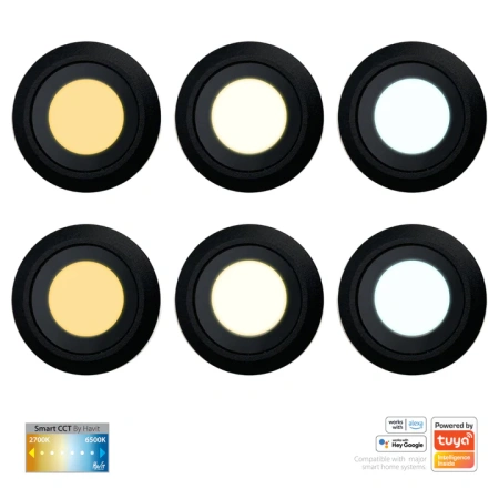 Deck light FLAME DIY 12V LED HV28261CCT-BLK CCT WIFI