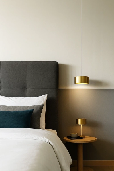 Pendant lamp RONDO P1 BR