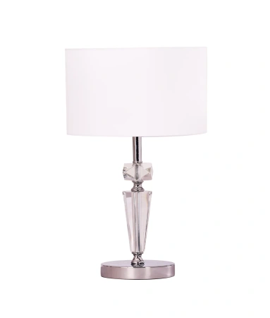 Table lamp CRISTALLO-T1 E27 WHT
