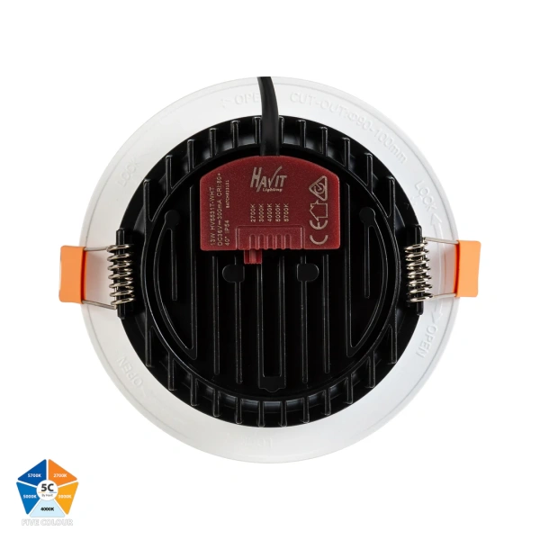 Recessed downlight Ora WHT 5CCT Fixed LED 13W IP54 Mat Recessed downlight Ora WHT 5CCT Fixed LED 13W IP54 Mat