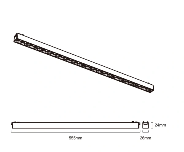 Track Spot Lense Z3030-30.24.CCT.BK 48V 30W WIFI