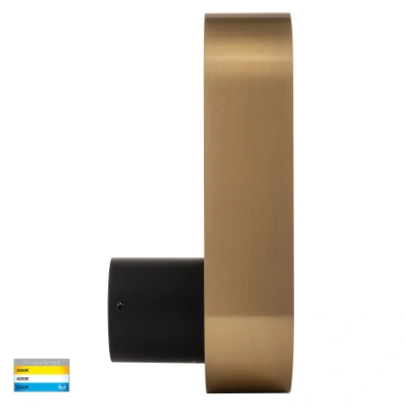 Wall light Ovale HV8080T-BLKBR LED 7W TRI Colour Dimmable
