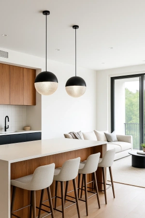 Pendant lamp Disco 20 BL