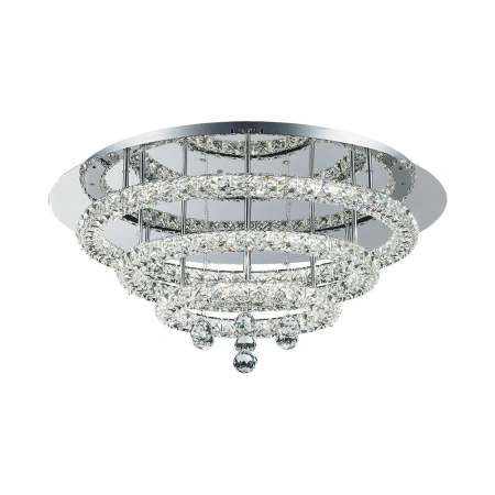 Ceiling light Horos Crystal LED 37W CCT Dim D75 CHR remote