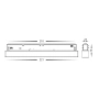 Track lense light HCP-1029202 BK 48V 12W