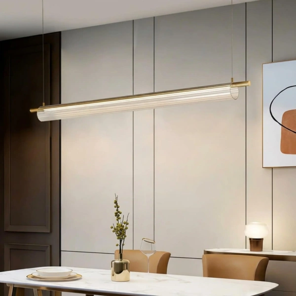 Pendant lamp Flute Glass L180 3CCT LED BR