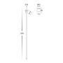 Garden Spot Light Lille 1 LED 2.5W 3CCT HV1441T-1-BLK