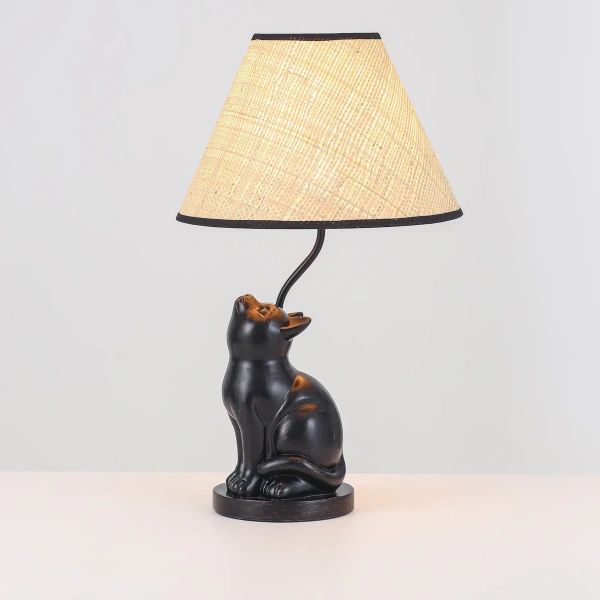 Table lamp Upward Looking Cat LED Black