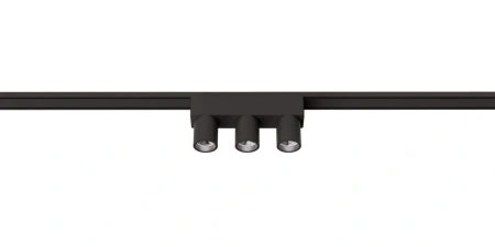 Track Triple Spotlight Z3025-6.36.30.BK 48V 6W
