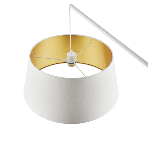 Floor lamp DOWNEY E27 H180 WHT