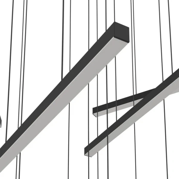 Pendant lamp LINDOZA LED 100W 3K BLK