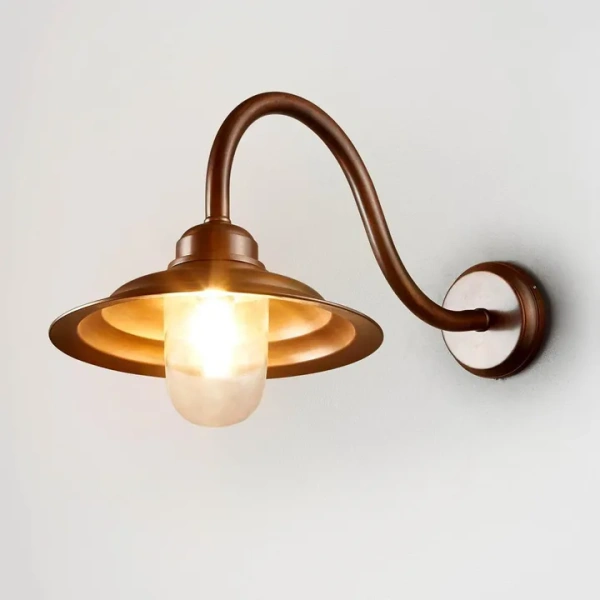 Wall light Monteray Outdoor E27 H360 DARK BRS
