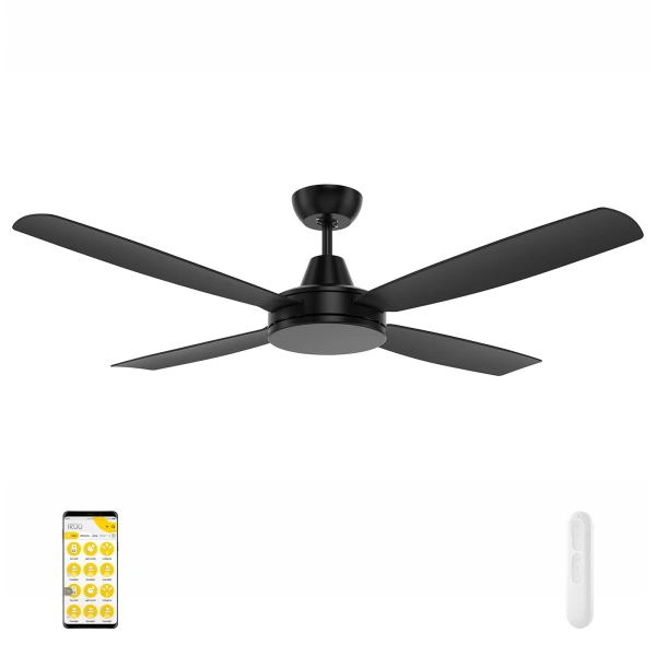 Ceiling fan Nemoi DC D54 Ikuu Smart Wi-Fi BL