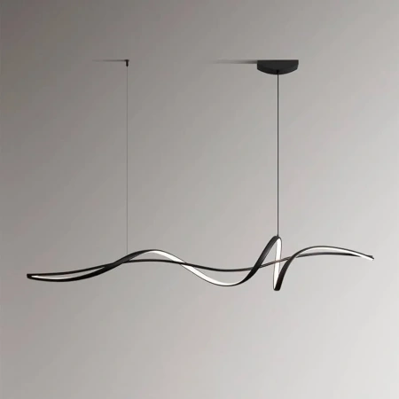 Pendant lamp Famous linear 2 P3 LED 30W 3CCT L1600 BK