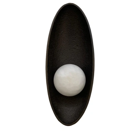 Wall light Vellor Alabaster Marble LED D135 BLK