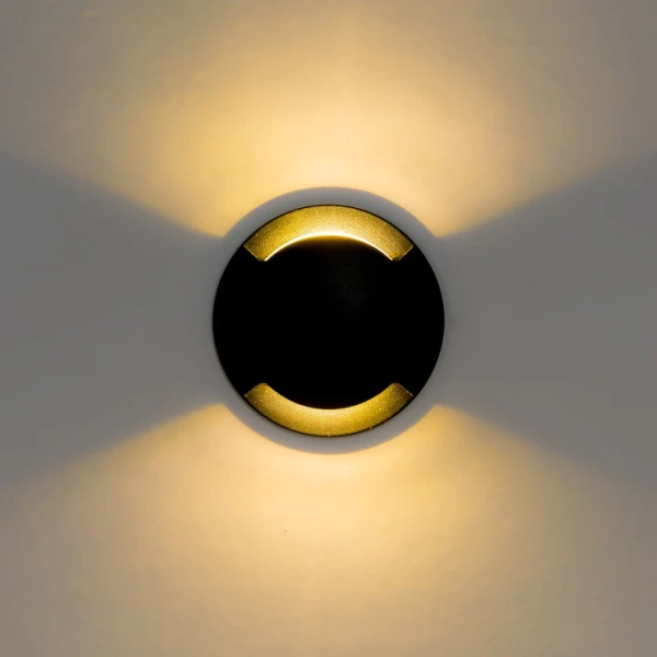 Step Inground light Dome LED 6W 3CCT HV2872T-BLK-12V