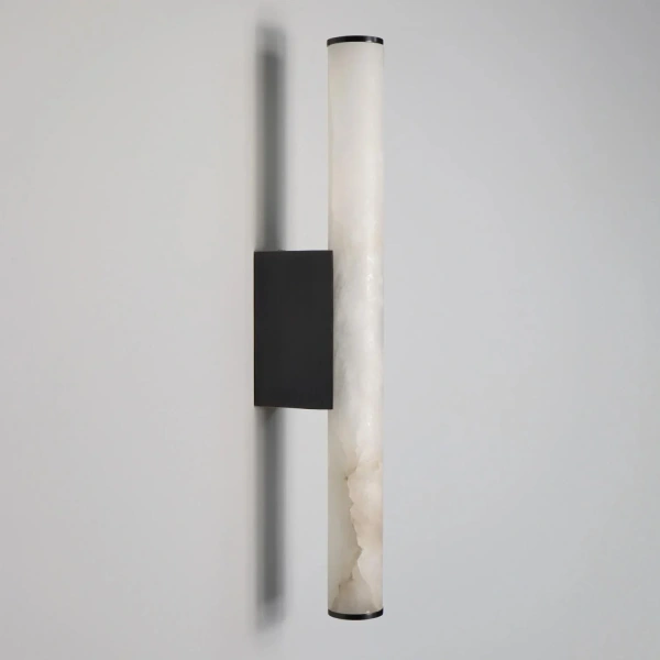 Wall lamp Voss Alabaster LED 7W black