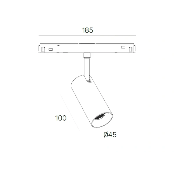 Track spotlight Z2936-12.36.30.BK 48V 10W