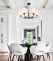 Pendant lamp ABBEY1 E27 black