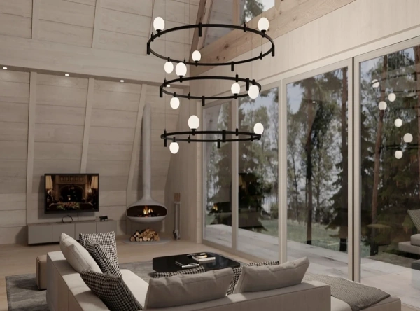 Pendant light Black track Modern 9 Z4000 D100 D80 D60 LED 55W 3K Pendant light Black track Modern 9 Z4000 D100 D80 D60 LED 55W 3K