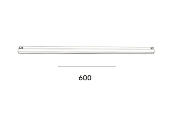 Track opal light LINEO Brass 48V 12W CCT