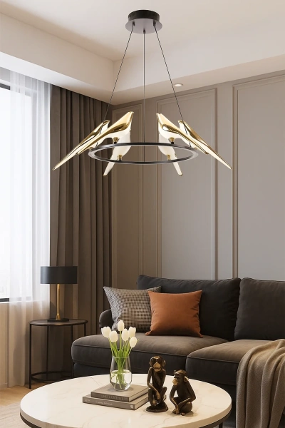 Pendant lamp Lind P6 Bird BL