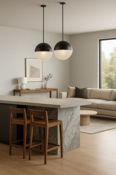 Pendant lamp Disco 20 BL