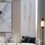 Pendant lamp Spear 3L Gold LED 150W 3000K