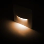 Wall light Lisca 3W 3CCT 12V DC SQUARE LED BLK