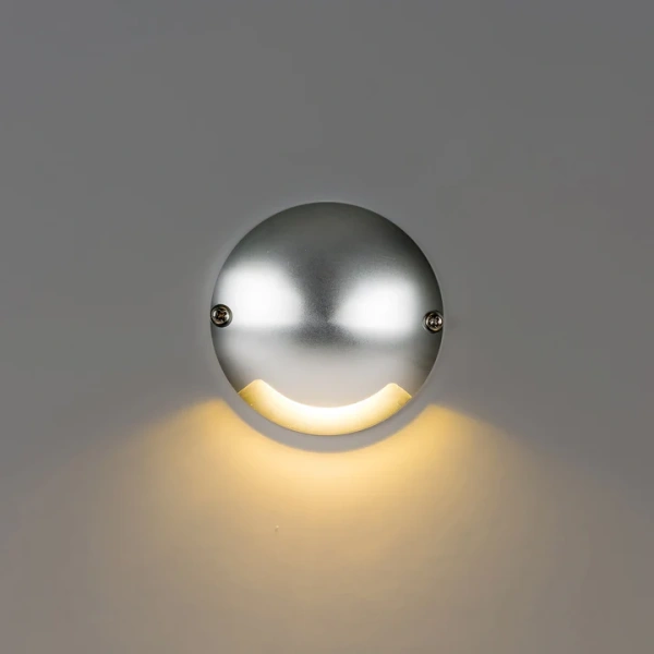 Step Inground light Dome LED 3W 3CCT HV2871T-SLV-12V