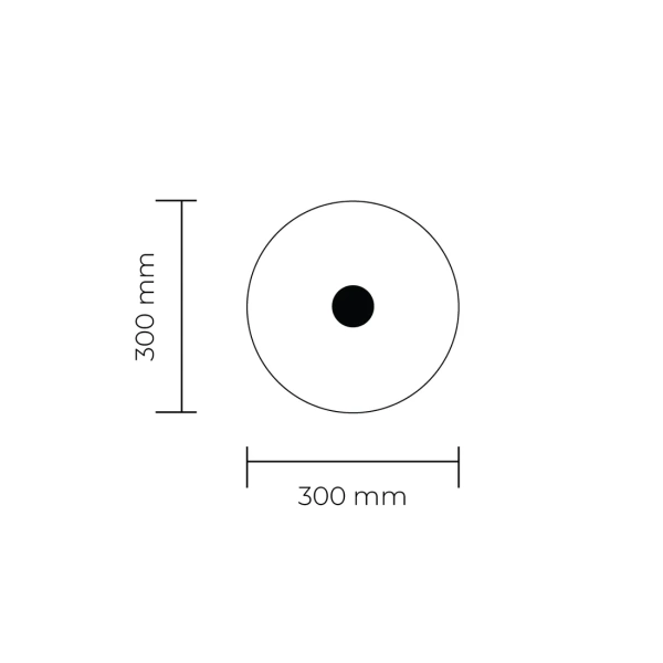 Wall light Vero Marble LED 12W 3K D30 AB