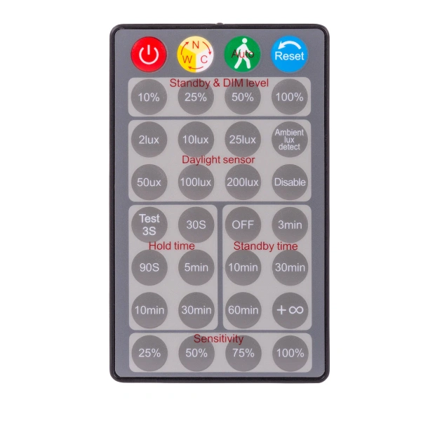 Wall light Focus Polycarbonate WHT Single Adjustable With Sensor HV3792T-WHT IP65