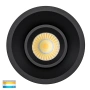 Recessed Downlight Prime Fixed Deep 3CCT LED 12W IP54 BLK