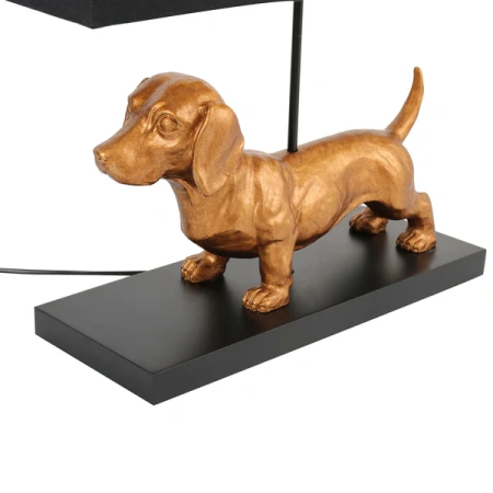 Table lamp Dachshund E27 BL
