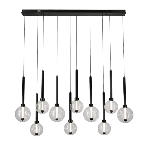 Pendant light Meteor 10 Bar LED 45W BLK