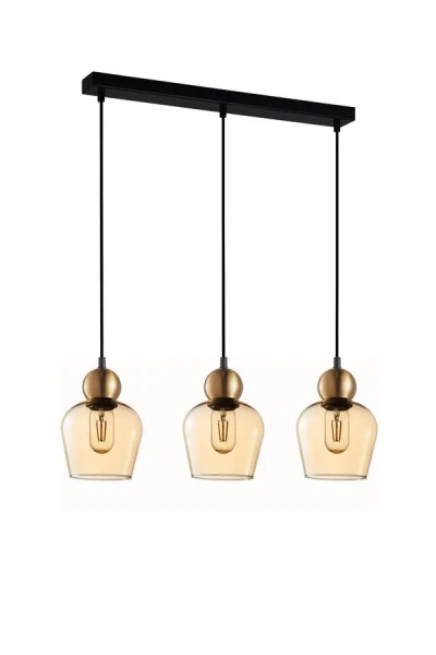 Pendant lamp CHAMPAN1X3S E27 bronze