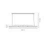 Pendant lamp Lina Marble LED BRS