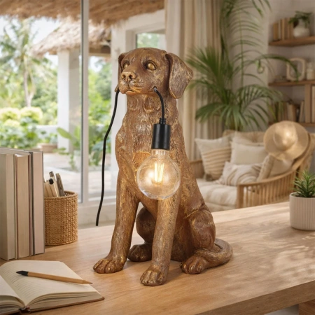 Table lamp Golden Retrieve LED Gold