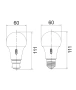 Globe GLSTRI  LED E27 10W Tri-CCT Dim
