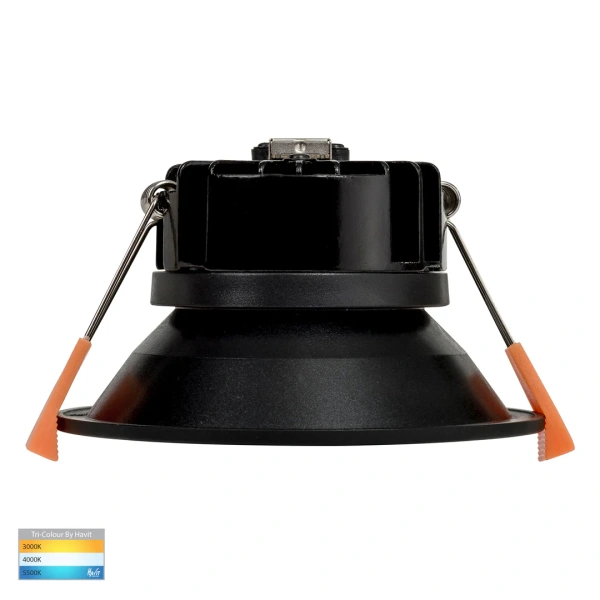 Recessed downlight Gleam BLK Fixed LED 3CCT 9W IP54 Recessed downlight Gleam BLK Fixed LED 3CCT 9W IP54