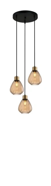 Pendant lamp TULIP1X3R E27 bronze