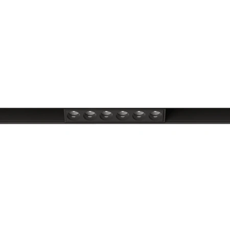 Suspended track set Edge 3M 4lt LED 24W BLK
