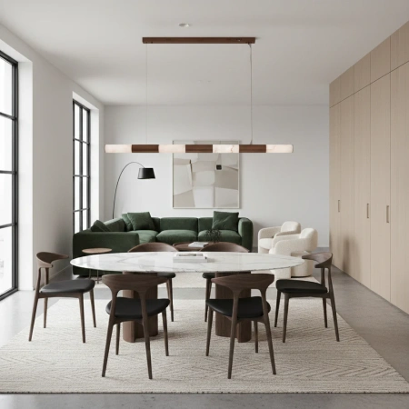 Pendant lamp Heliora Marble L180 CF