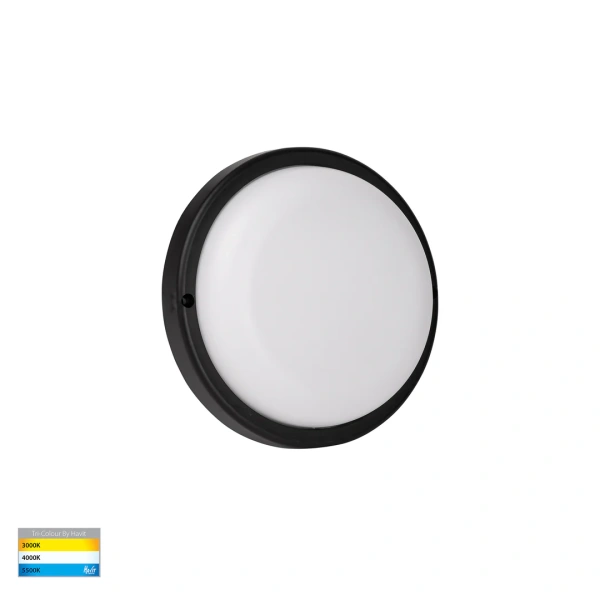 Wall or Ceiling light Muovi Small HV3523T-BLK 7W TRI Colour Dimmable