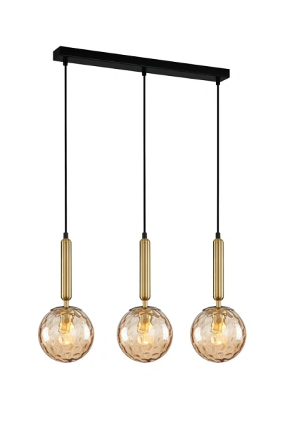 Pendant lamp TRATTINO 1X3S E27 brass Pendant lamp TRATTINO 1X3S E27 brass