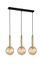 Pendant lamp TRATTINO 1X3S E27 brass