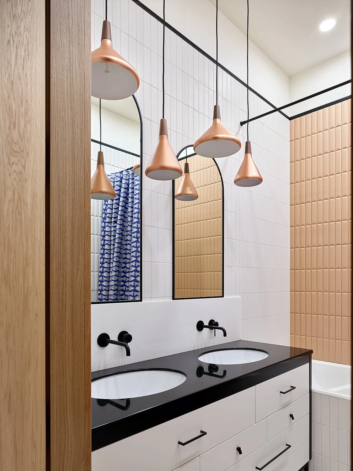 Apartment with emerald accents