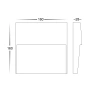 Step light Fino 3CCT LED 6W 12V IP54 L16cm BLK