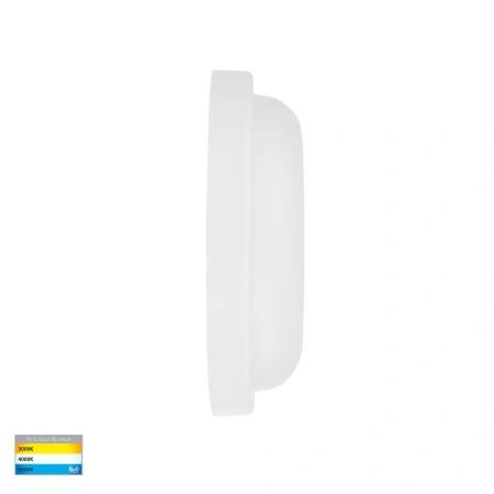 Wall or Ceiling light Muovi HV3525T-WHT 12W TRI Colour Dimmable