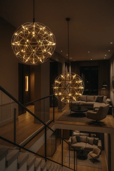 Pendant lamp Mesh D50